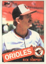 1985 Topps Baseball Cards      521     Rick Dempsey
